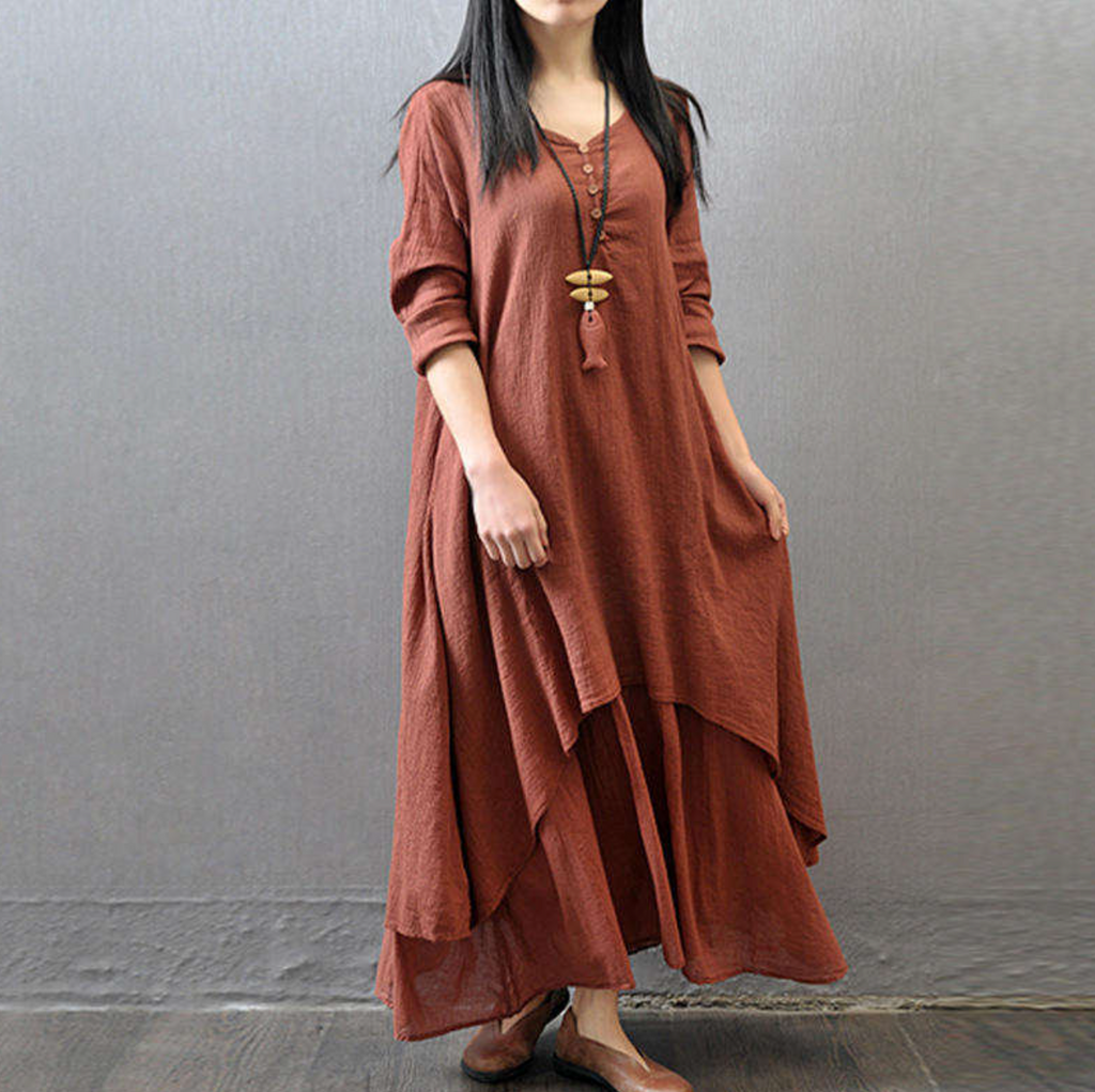 Vintage Washable Women’s Midi Dress