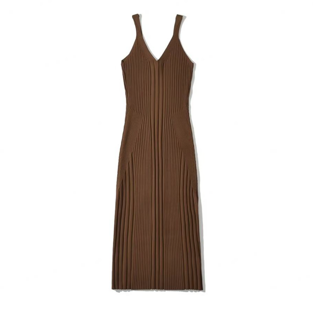 Vintage Garment-Dyed Casual Dress