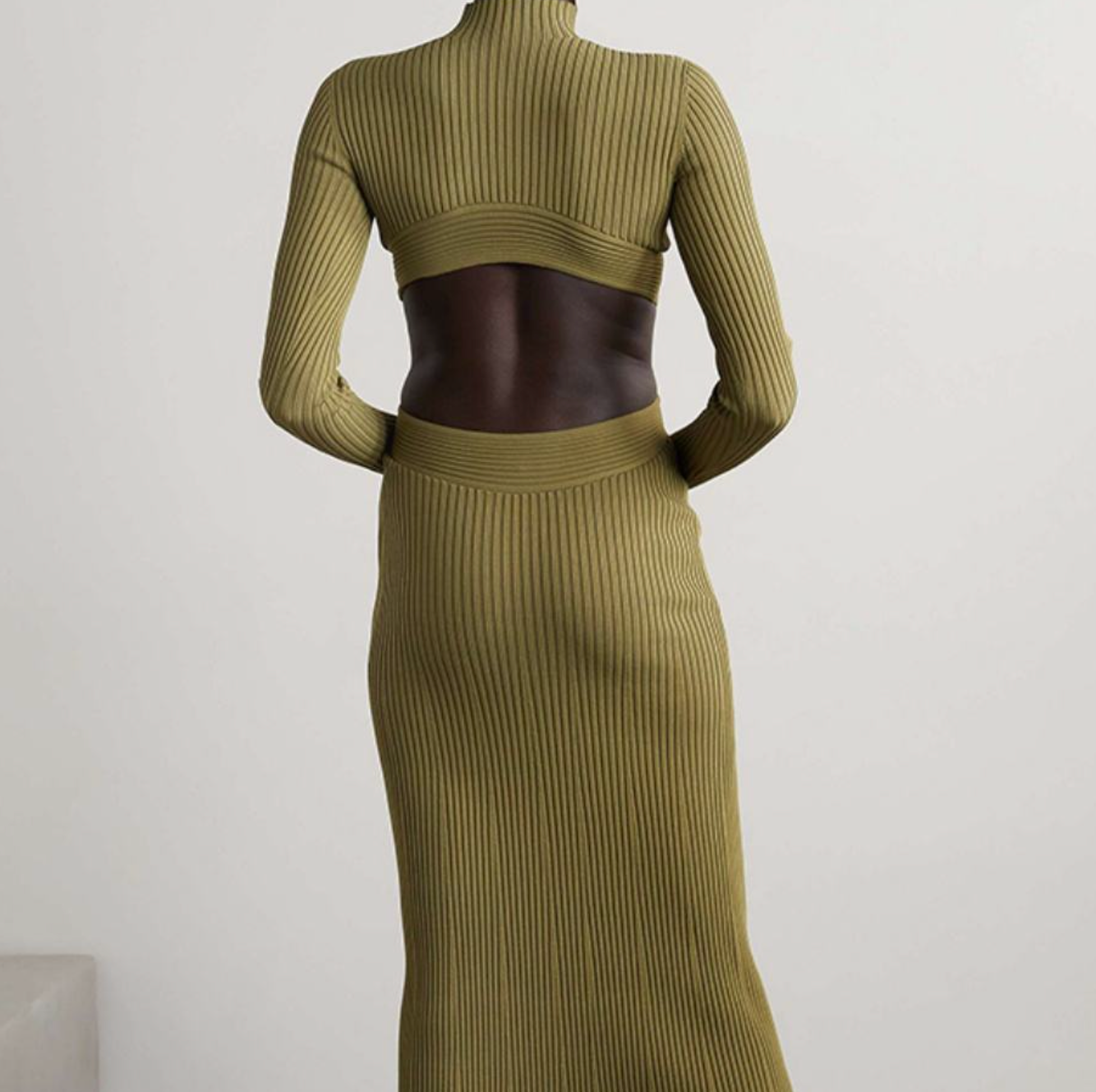 Women’s Vintage Army Green Casual Dress